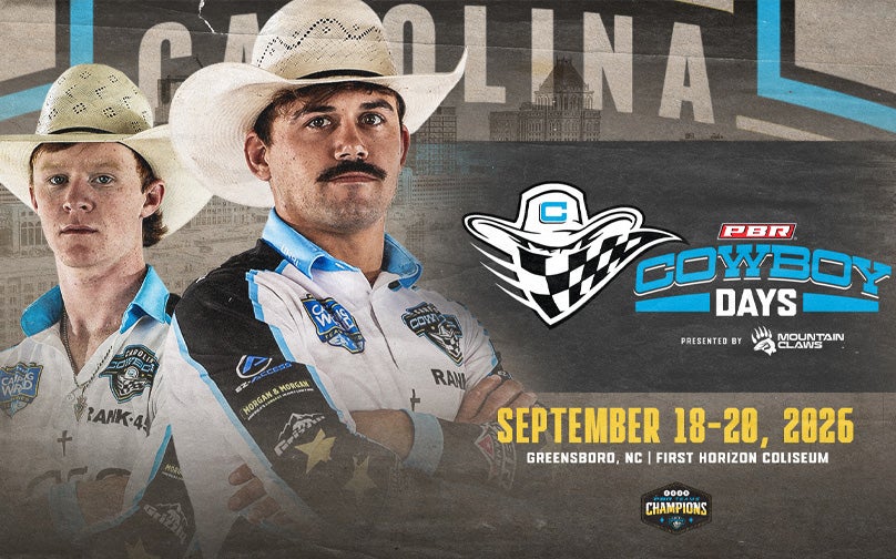 More Info for Reigning PBR Teams World Champion Carolina Cowboys Return to First Horizon Coliseum for 2026 Homestand Sept. 18-20