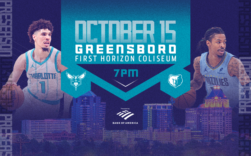 More Info for Charlotte Hornets vs. Memphis Grizzlies - NBA Preseason 