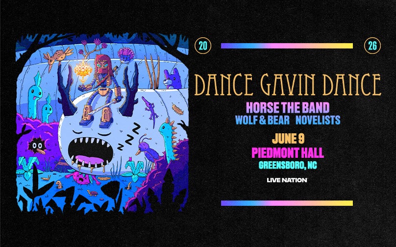 Dance Gavin Dance coming to Piedmont Hall on June 9