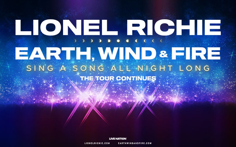 Lionel Richie and Earth, Wind & Fire bringing 2026 Tour to Greensboro on Saturday, July 18