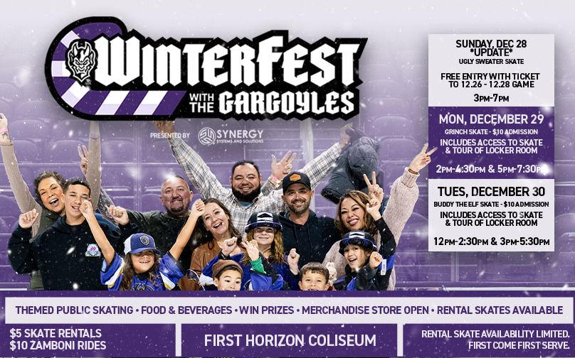 Gargoyles Postpone Sunday, December 28 Game vs Norfolk