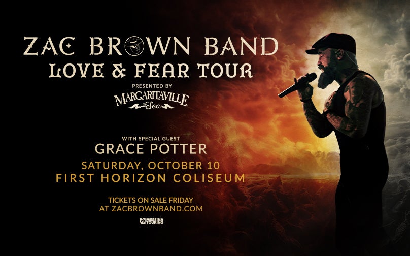 Zac Brown Band coming Saturday, Oct. 10